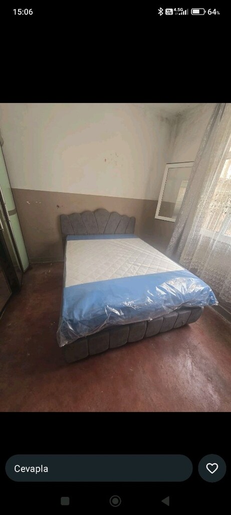 150/200 cm'lik baza Başlık yatak takım sandıklı baza - 6