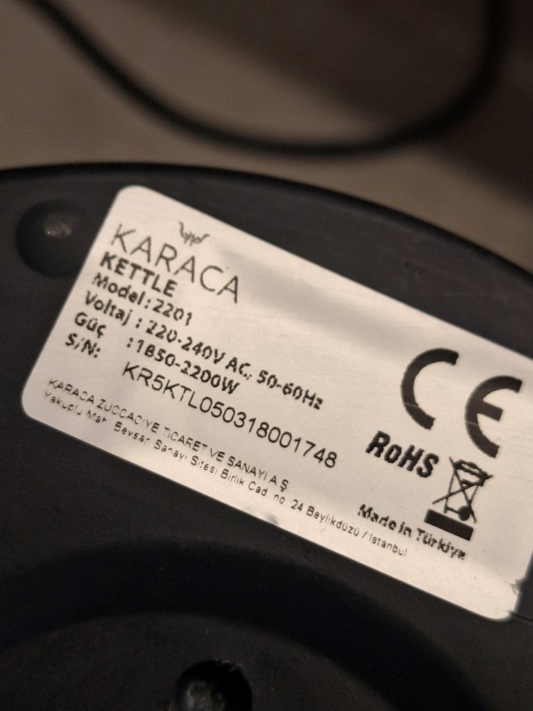 paslanmaz kettll su ısıtıcı Karaca - 7