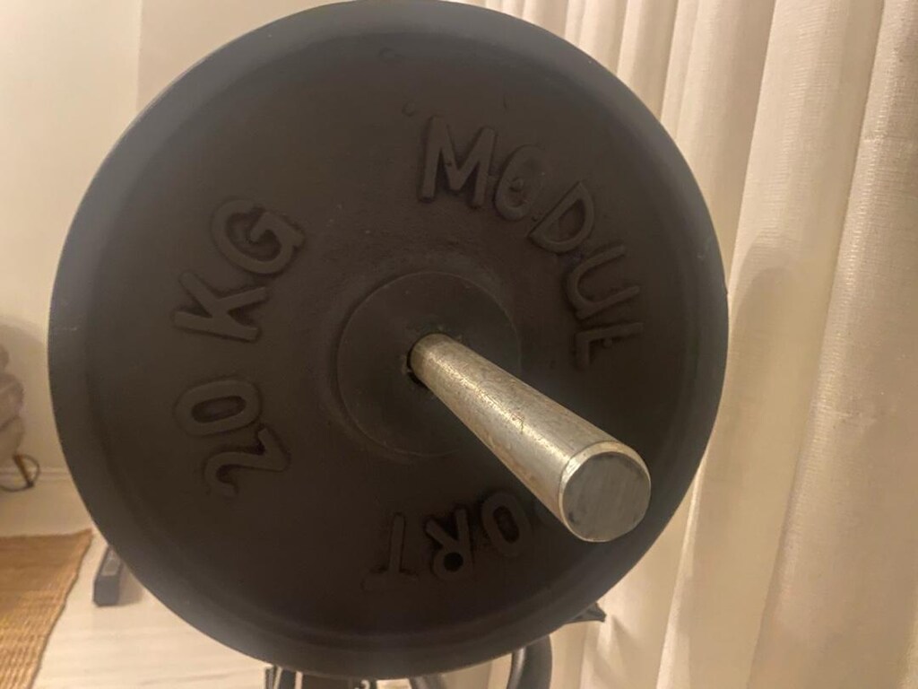 DÖKÜM AĞIRLIK SETİ (68 kg) + kondisyon bisikleti+ barfiks barı - 4