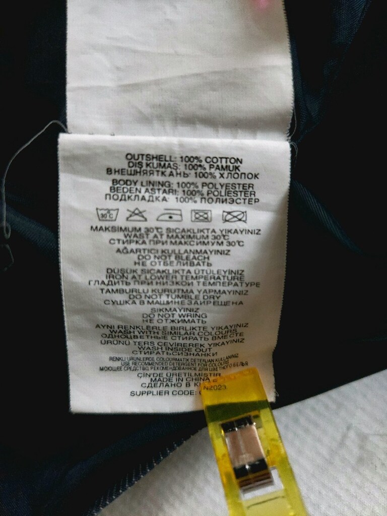 LCW kadın lacivert çizgili mevsim ceket - 6