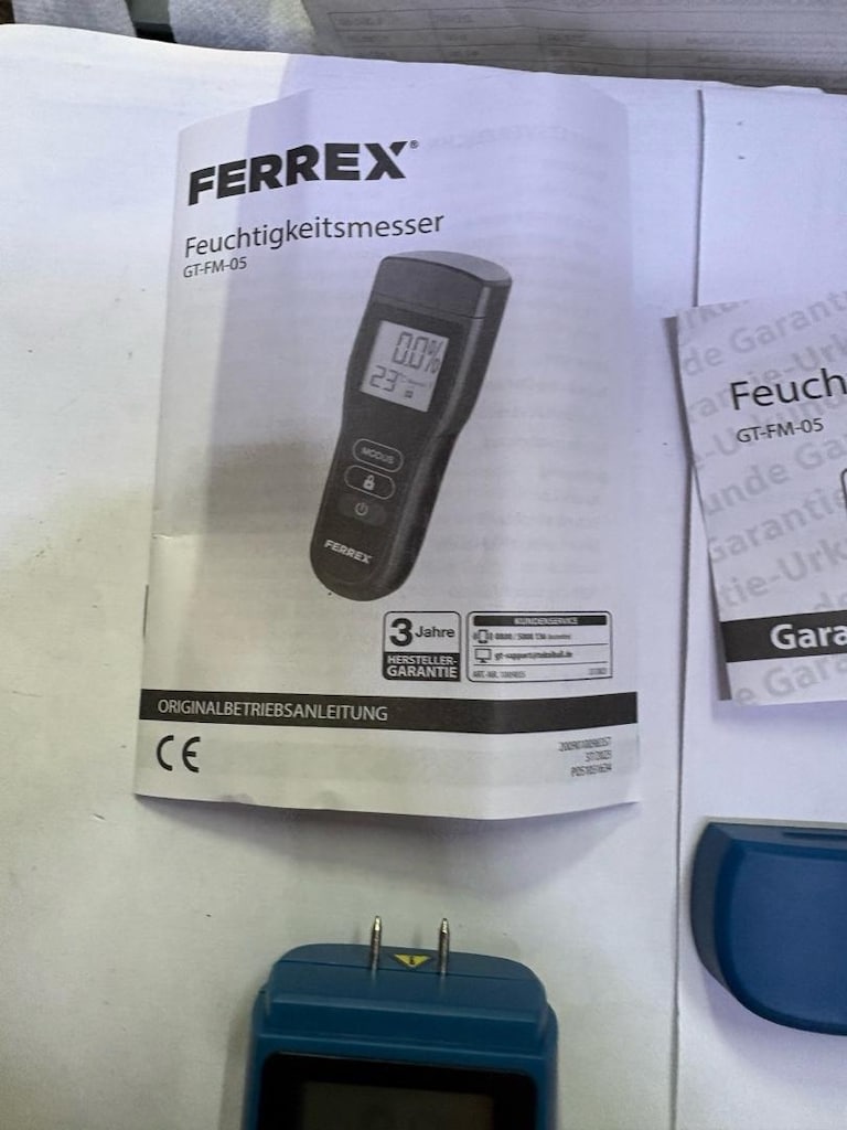 Ferrex GT-FM-05 Dijital Ahşap Beton Duvar Nem Ölçer - 5