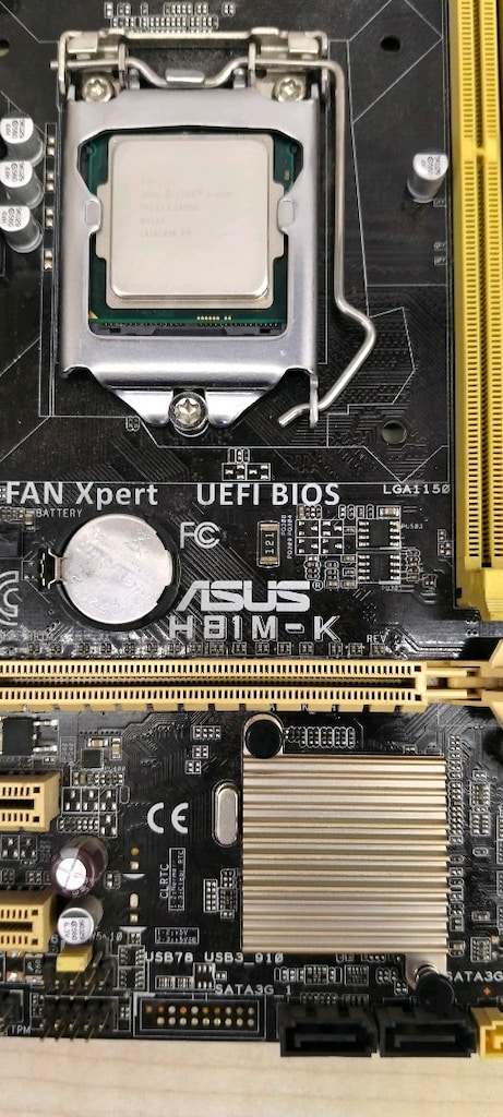 ASUS H81 ANAKART+İ5 4590+ CPU FANI - 2