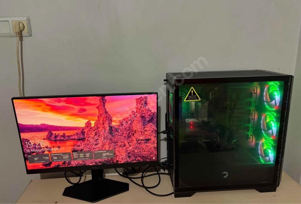 9060XT 16GB / AMD Ryzen 5 7500F / DDR5 Garantisi Devam Etmekte - 7