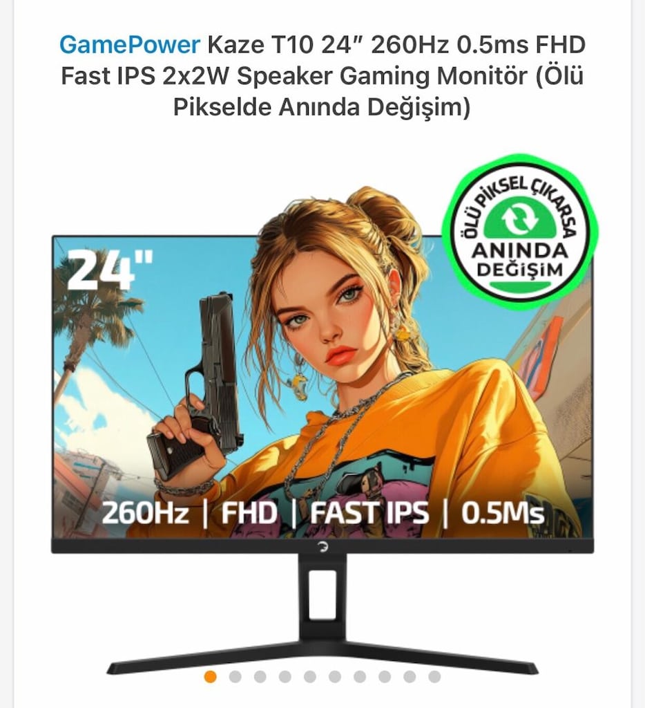 monitör ve Bluetooth klavye mouse kulaklık set - 2