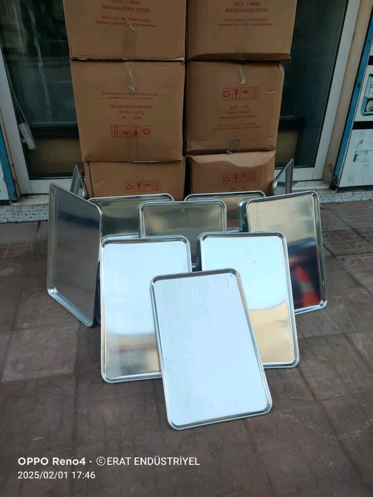 börek tavası fırıncı tavası 40 60 tava Boyoz poğaça tavası - 6