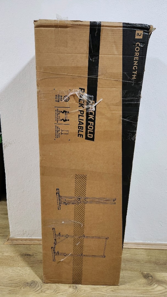 Decathlon katlanabilir squat rack + olimpik bar (bursa-nilüfer) - 6