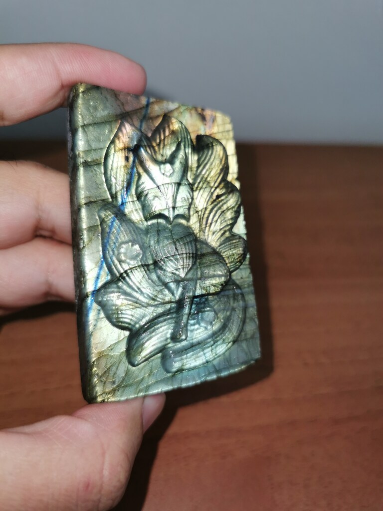 Labradorit Doğal Taş Carving İşçilik Obje - 3