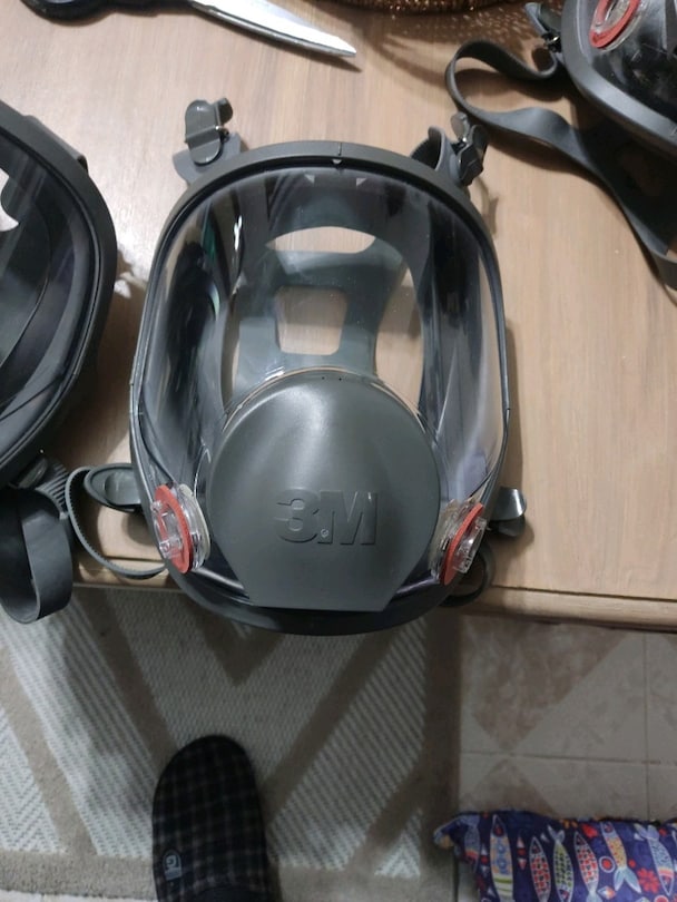 3 m tam yüz maskesi 2adet 3000 - 7