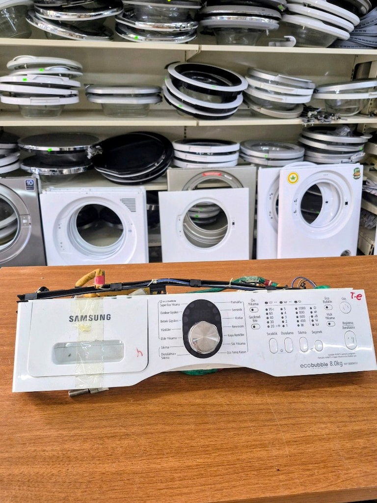 Samsung WF1800WSV EcoBubble Çamaşır Makinesi Ön Kontrol Paneli ve kart
