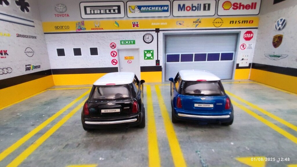 Mini Cooper S modeli metal diecast oyuncak araba - 3