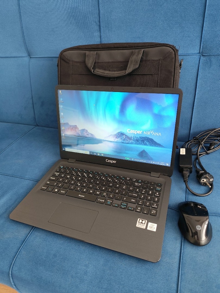 İ5 10.NESİL CASPER LEPTOP - 8 GB RAM 256 GB SSD - İYİ BATARYA PİL - 3