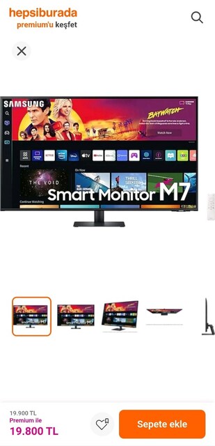 43" Smart Monitör M7