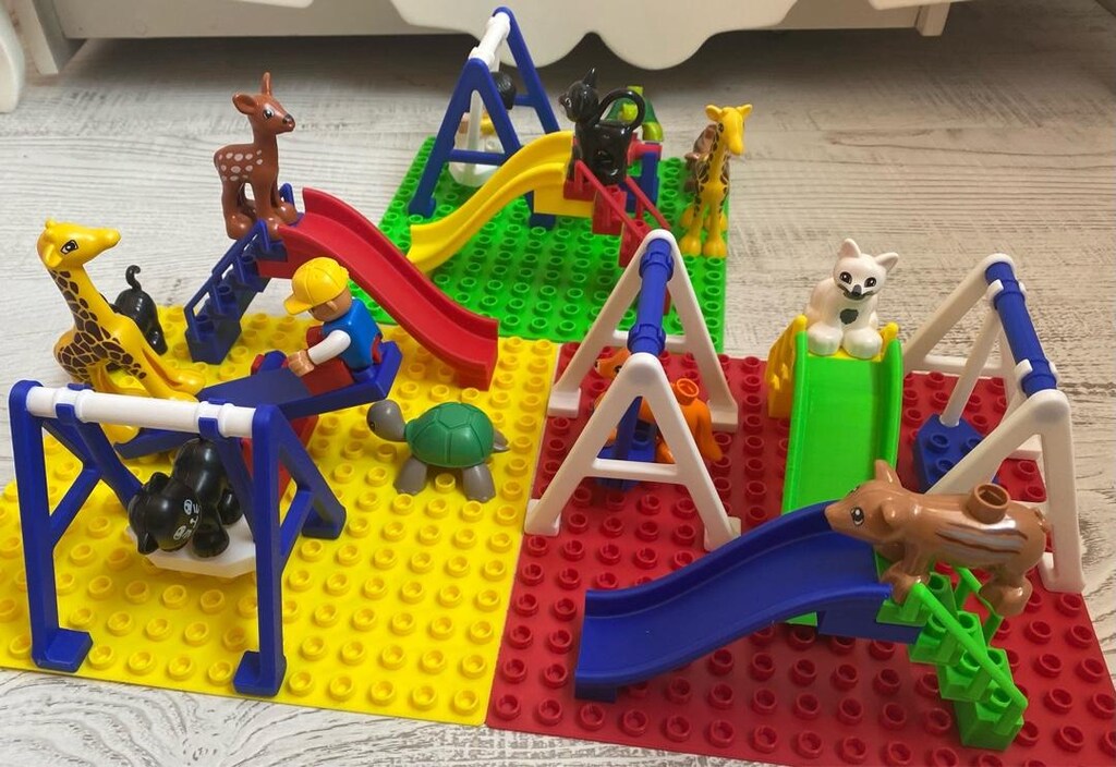 Lego duplo uyumlu zemin/taban/platformlar - 16