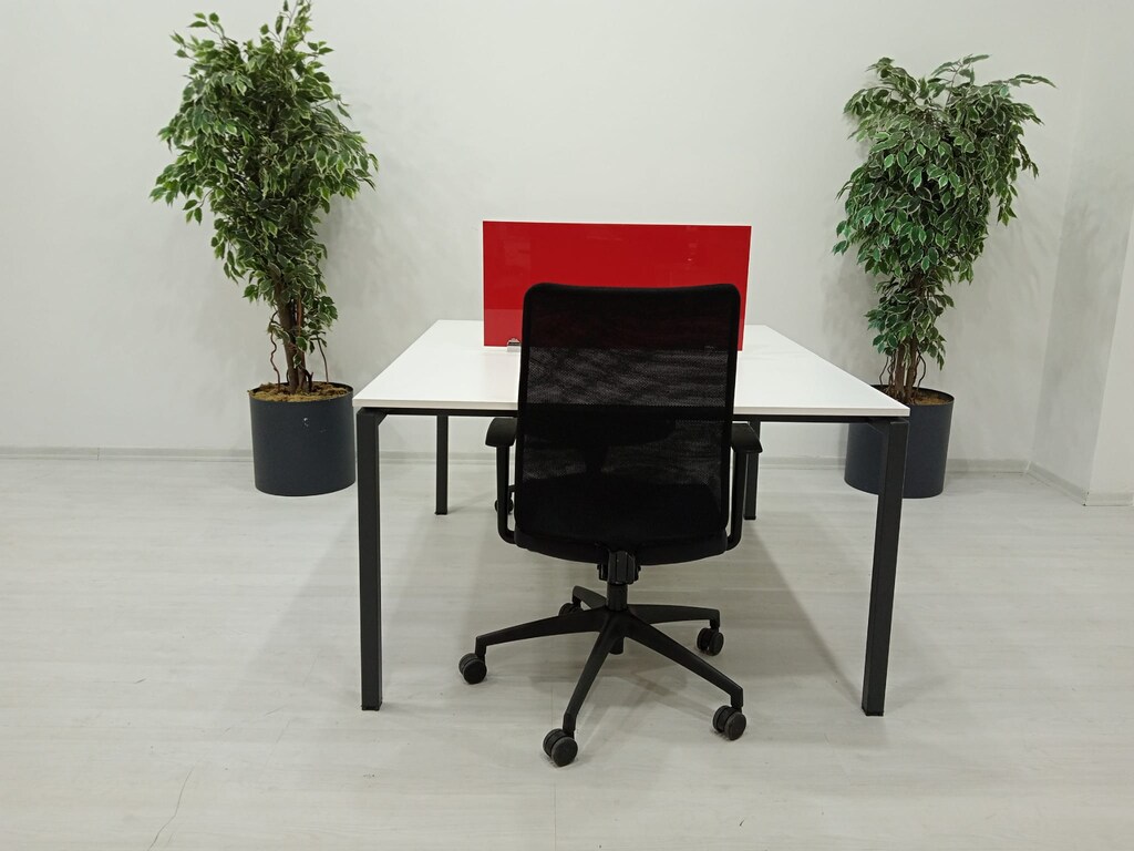 ATOM OFİS - SES YALITIMLI MDF 2 KİŞİLİK WORKSTATİON - 3