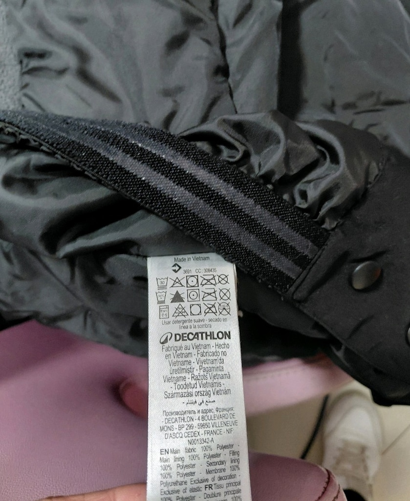 DECATLON OUTDOOR SU GEÇİRMEZ KAR MONTU. - 6
