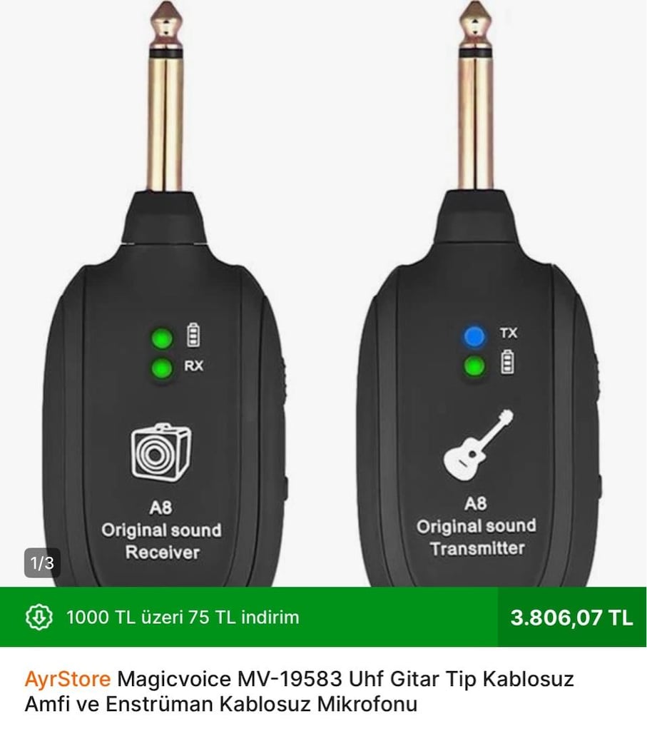 BLACKSTAR ID:CORE STEREO 20 V3 Amfi ve A8 jak kablosuz alıcı verici - 11