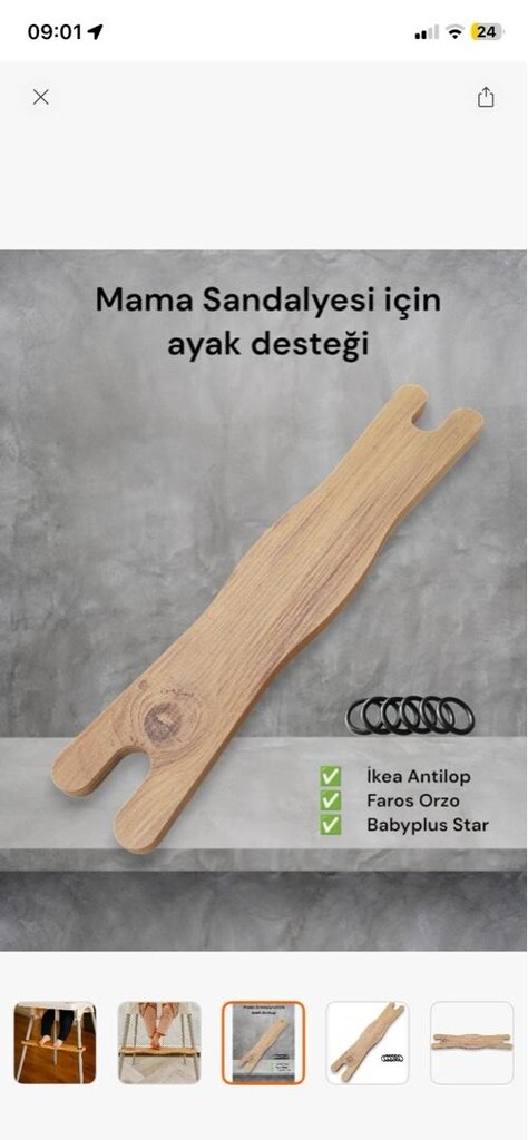 Mama Sandalyesi Ayak Koyma Desteği - 3