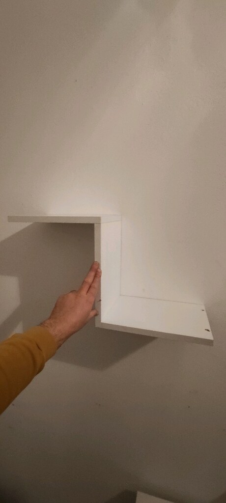 zik zak duvar rafı kitaplik - 2