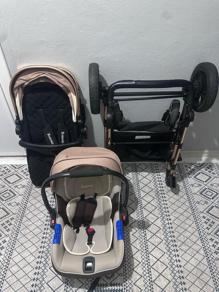 Yoyko ultimate travel sistem 3 in 1 bebek arabası - 7