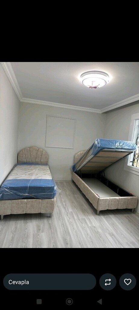 90/190 cm'lik baza Başlık yatak takım sandıklı baza - 4