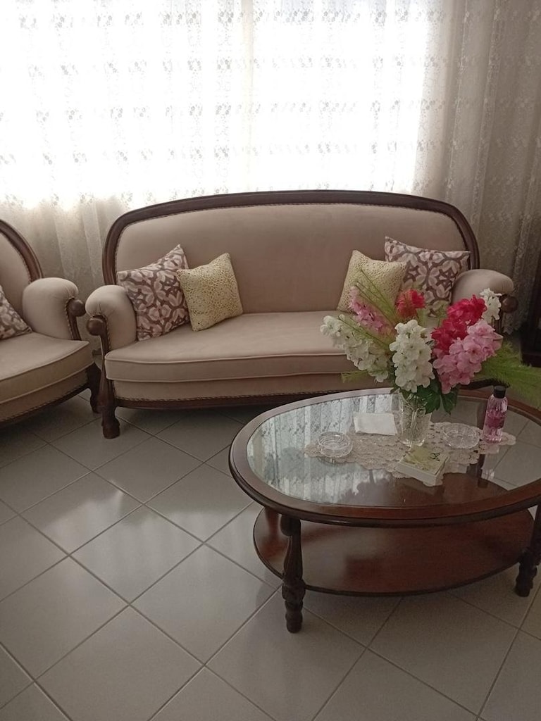Masif Gürgen Vintage Salon Takımı 3+1+1+1+1 + TV Ünitesi | Çok Temiz - 7