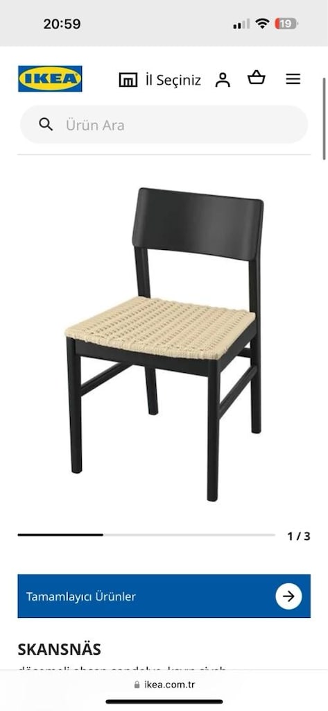 ikea Hazeran Hasır Sandalye - 5