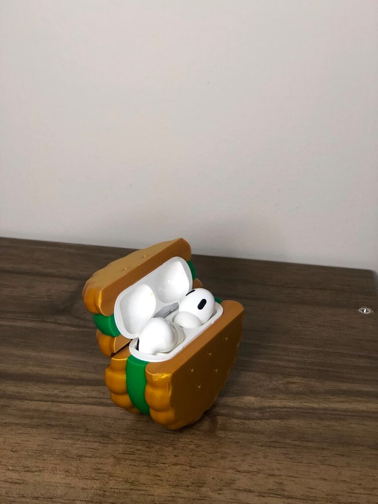 Emoji Kurabiye AirPods Pro 2 Kılıfı | 3D Baskı | Sert PLA - 4