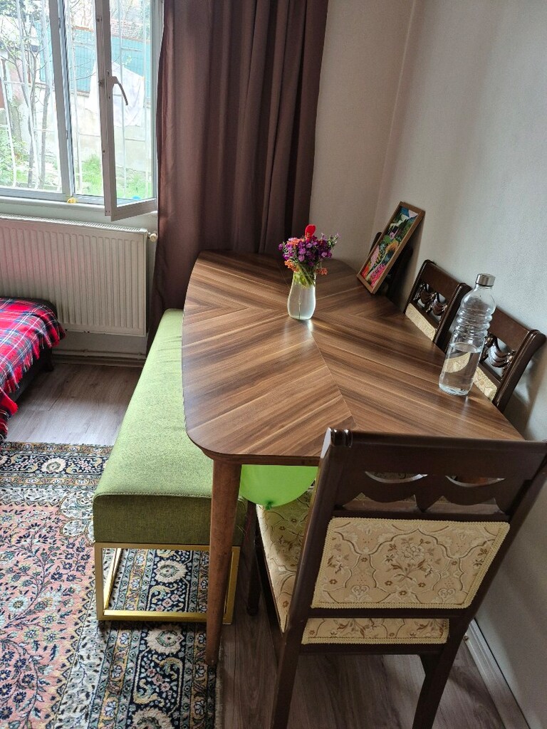el yapımı ahşap yemek masası - 2