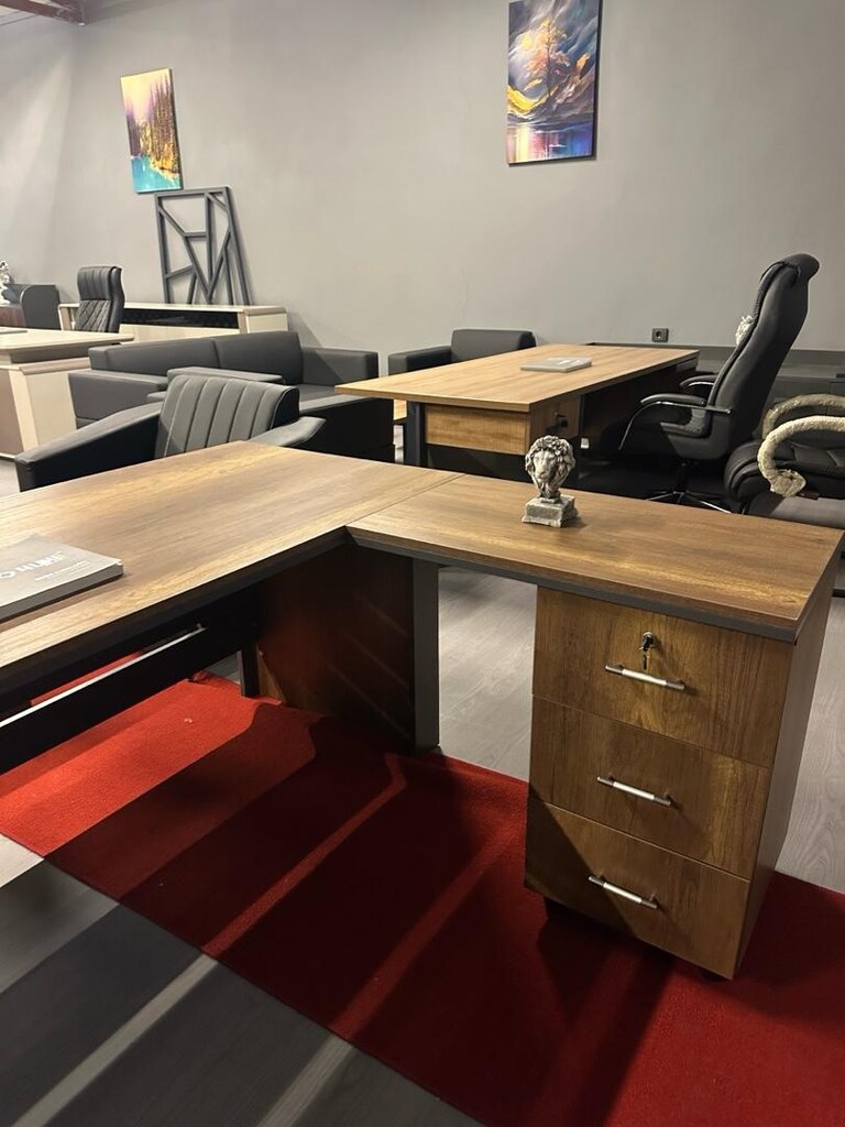 HEPSİ DAHİL HEPSİ FABRİKASYON OFİS MAKAM ODASI TAKIMI ŞOK FİYAT - 6