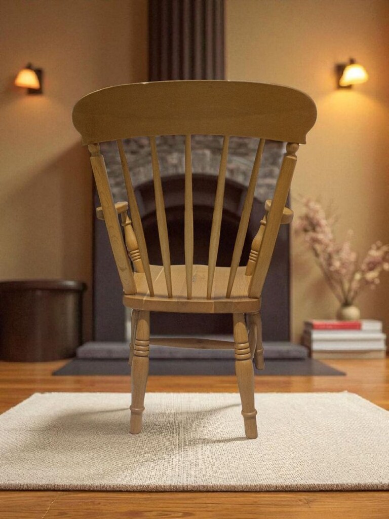Kolçaklı Ahşap Sandalye(Açıklamayı okuyunuz) - 5