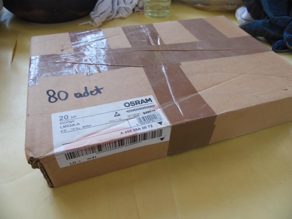 OSRAM 4W 10V iç mekan LED (Kırmızı)-Amber-196 adet- - 8