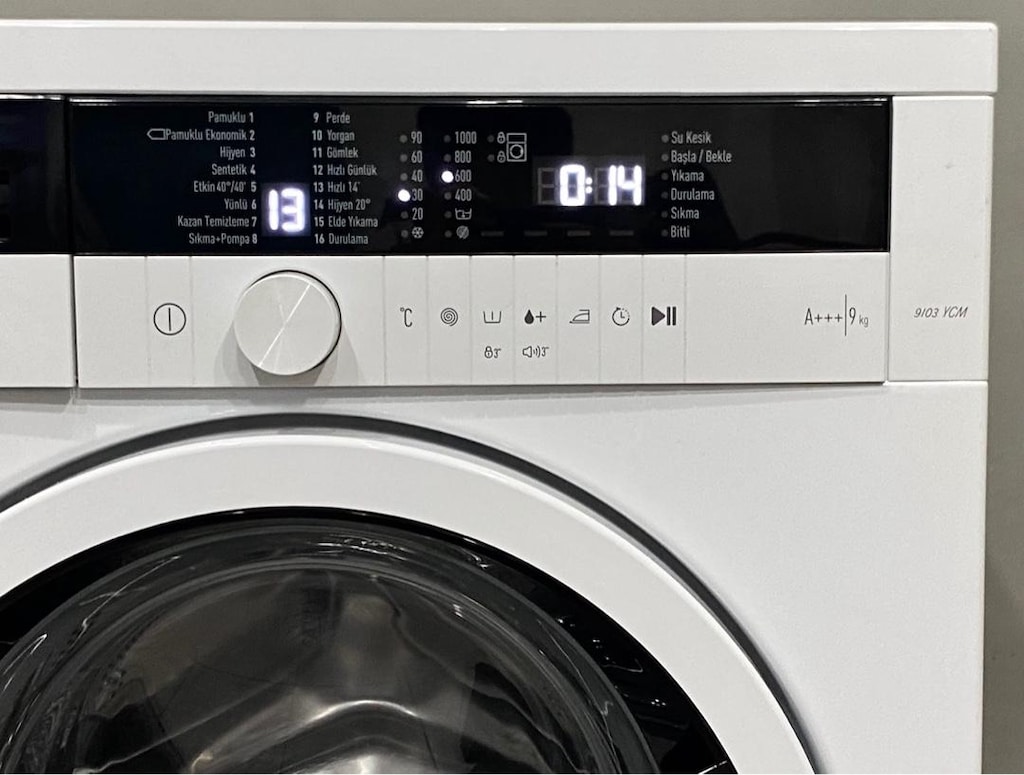 ARÇELİK 9 KG A+++ PİANO MODEL ÇAMAŞIR MAKİNESİ HEMEN TESLİM - 3