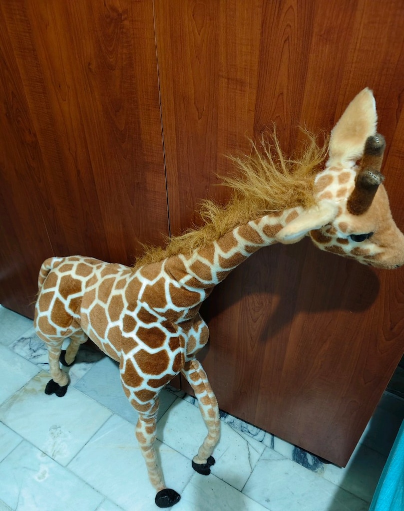 peluş oyuncak zürafa iki tane - 2