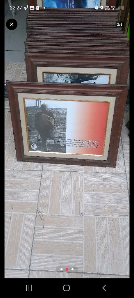 45 cm 55 cm camlı çerceve - 2