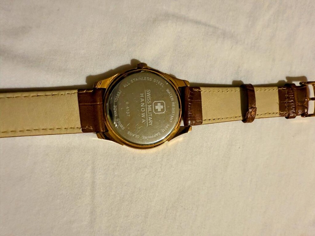 Swiss Military Hanowa Rose Kasa Safir Cam Deri Kayışlı Saat - 9