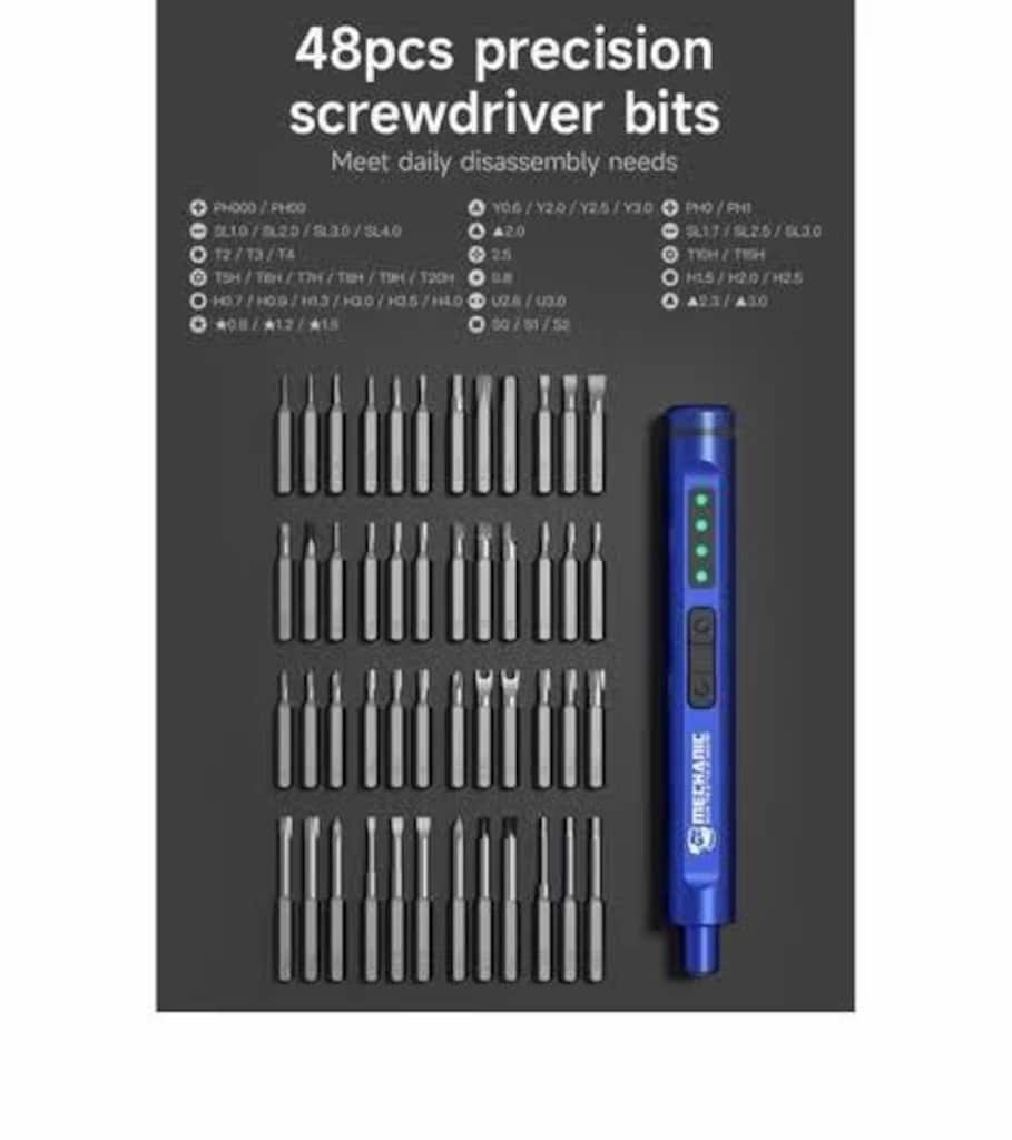 Elektrikli Şarjlı Tornavida Seti 48li - 3