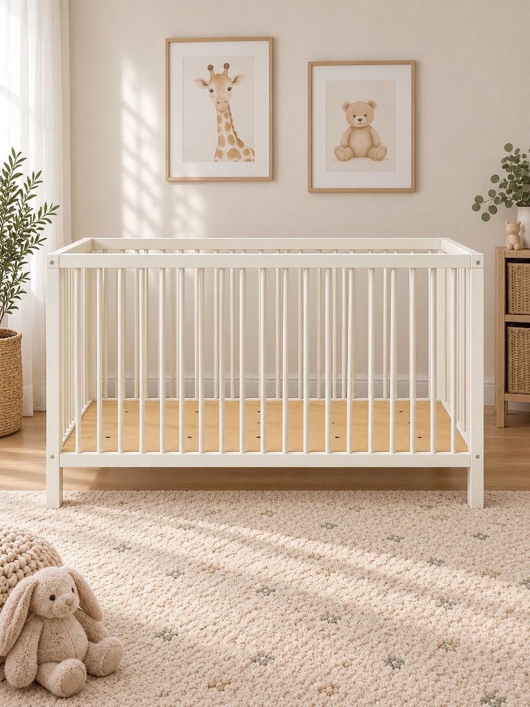 2. EL IKEA MARKA AHŞAP BEBEK BEŞIĞI - 2