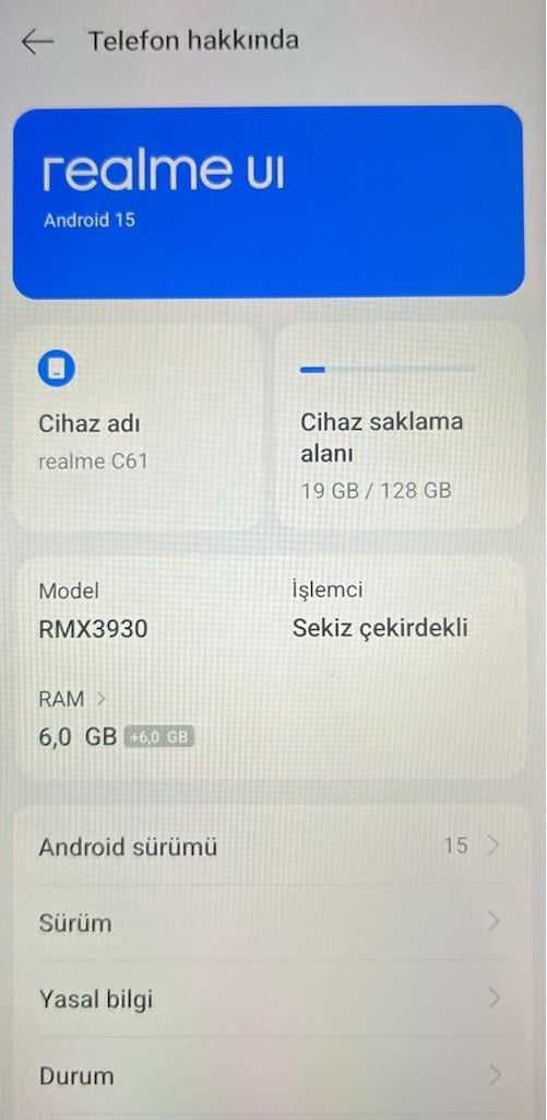 realme c61 128 gb - 7