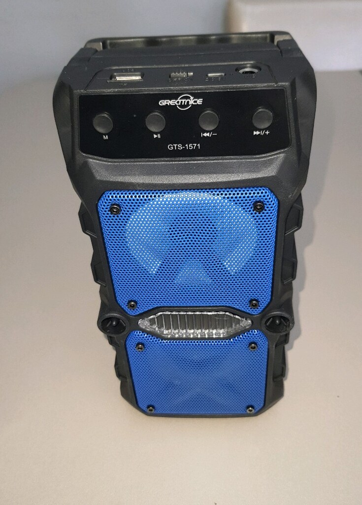 Bluetooth hoparlör mikrofonlu rgb ışıklı şarjlı ses bombası,extra bass - 3