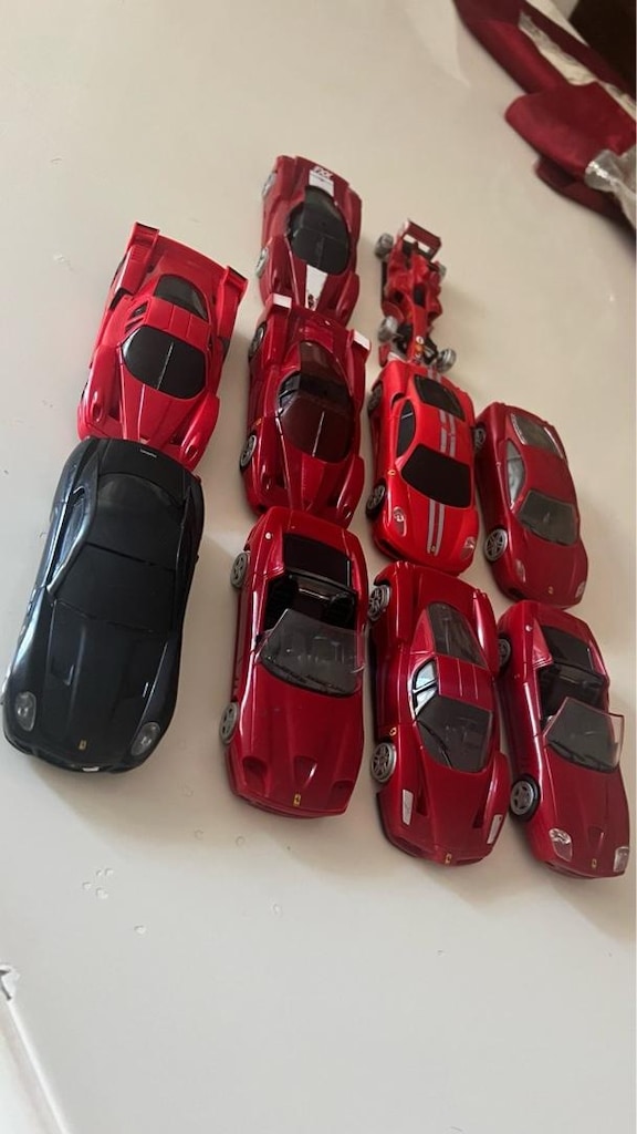 10 adet shell benziliğin verdiği ferrari seti - 3