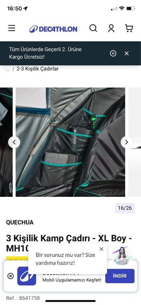 DECATHLON ÇADIRIM SATILIK - 15
