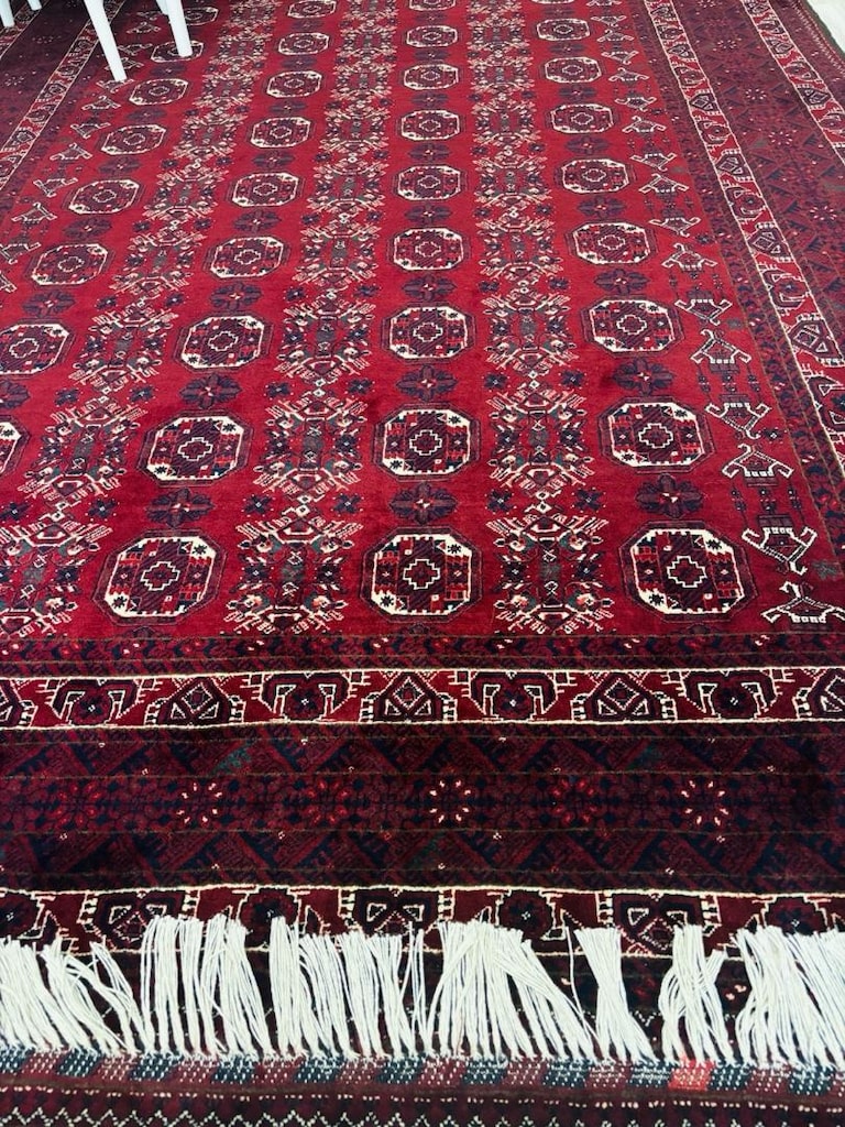 El Dokuması Orijinal Afgan Halıs
