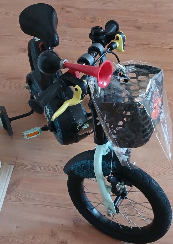 btwin çocuk bisikleti 14 jant Decathlon YENİ GİBİ Ön Sepetli de var - 2