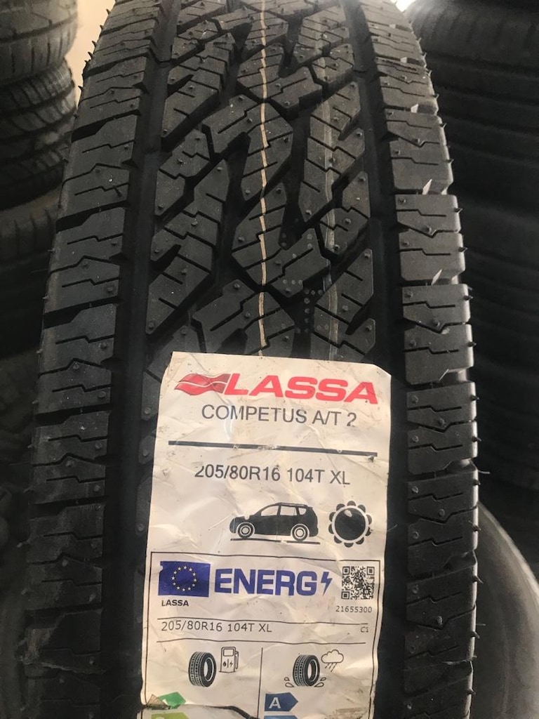 205/80r 16 Ebat Sıfır Lassa Marka A\T Suv M+S - 2