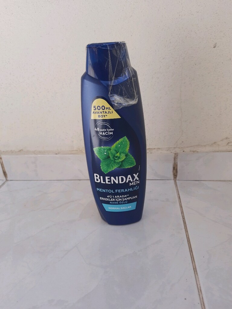 TESLİM:AKÇAY SIFIR BLENDAX MEN MENTOL FERAHLIĞI 4 ü 1 ARADA ŞAMPUAN. - 5