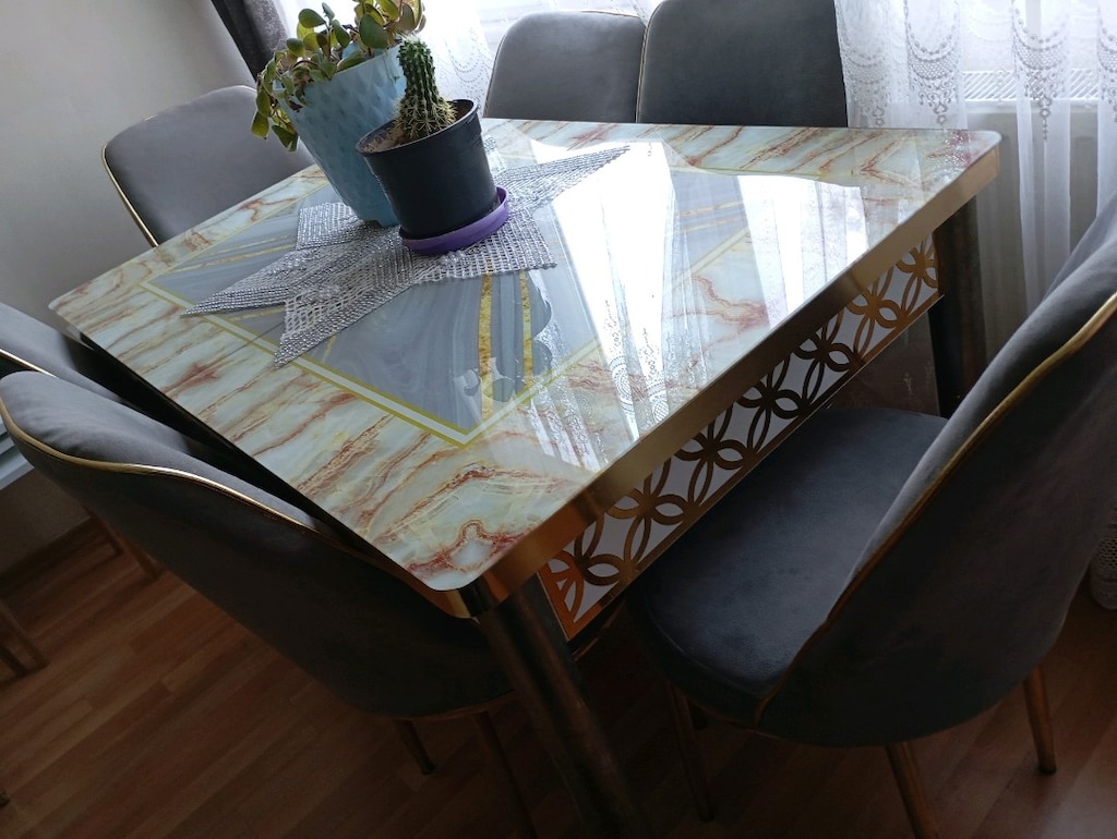 8 kişilik salon yemek masası - 4