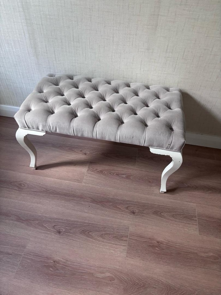Gri Kapitone Döşemeli Bench - 2
