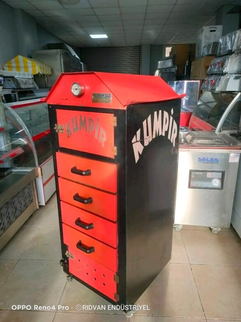 kumpir fırını tüplü ısıtmalı kumpir fırın kumpir makinesi - 14