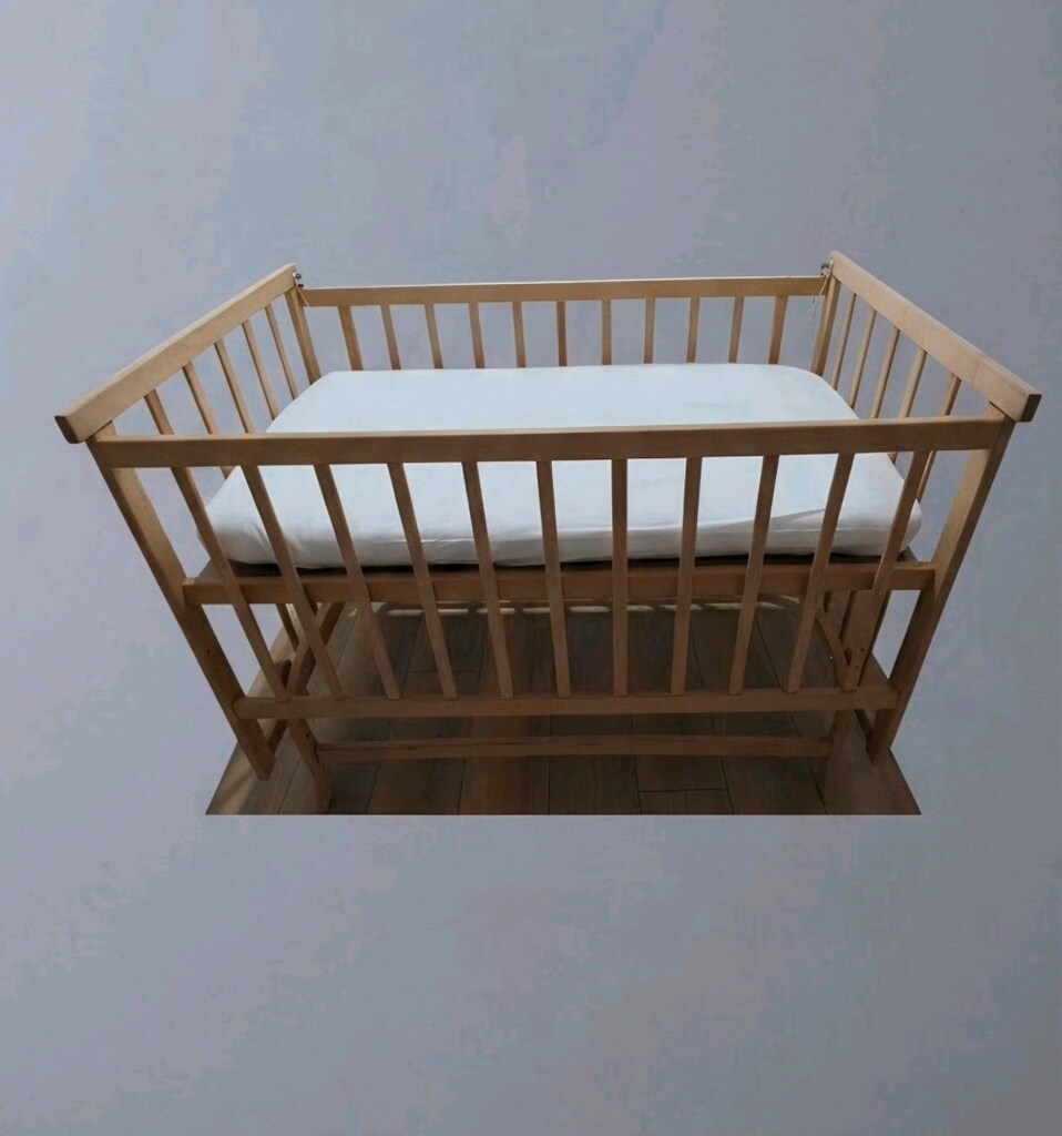 doğal ahşap 3 kademeli beşik - 2