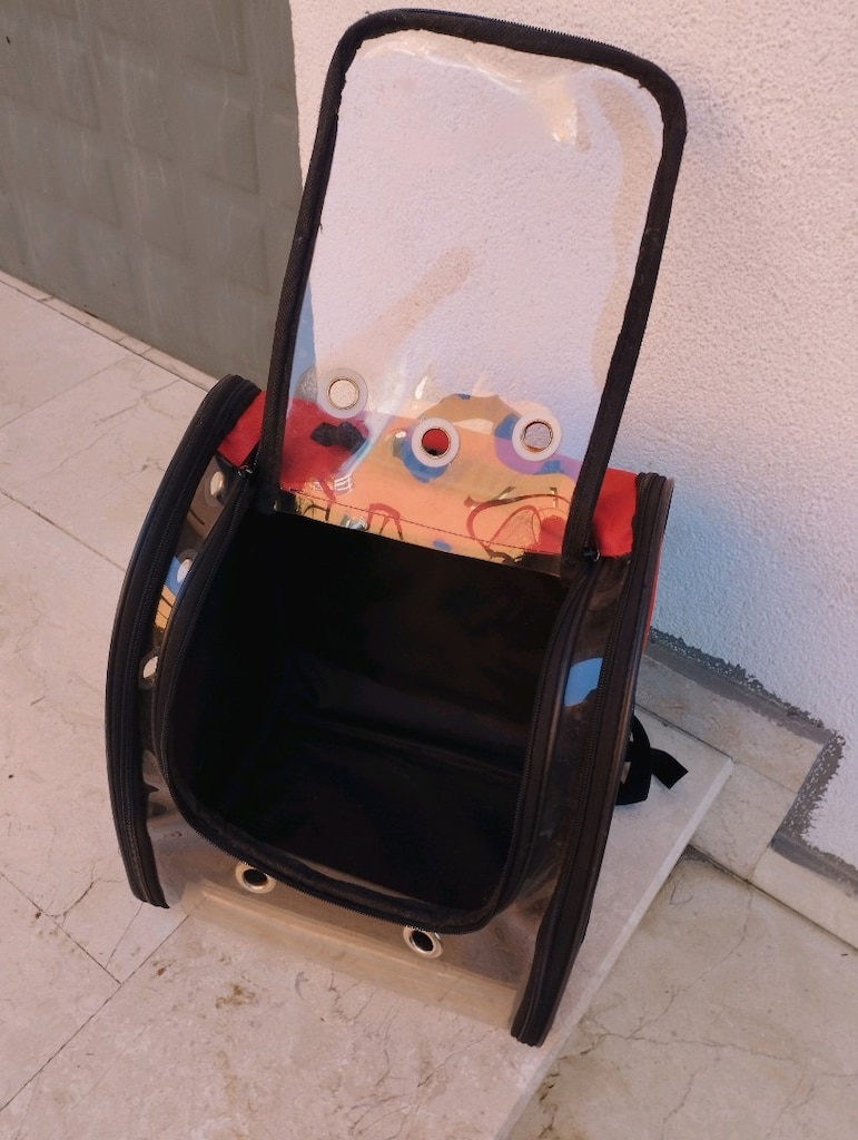 kedi köpek taşıma sırt çantası sıfır ayarında - 3